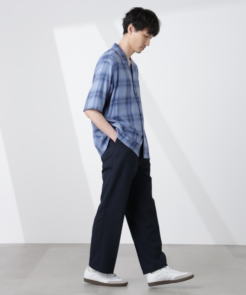 NANO universe（ナノユニバース）の「セオアルファ スラックス（セットアップ可）（スラックス・メンズ・ブラウン/ネイビー/ブラック・S/M/L）」の7枚目の写真