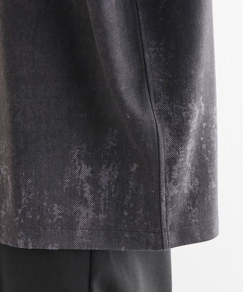 tk.TAKEO KIKUCHI（ティーケータケオキクチ）の「ヴィンテージライクハーフジップポロシャツ（ポロシャツ・メンズ・ライトグレー/ブラック/オリーブ/ベビーピンク・01/02/03）」の15枚目の写真