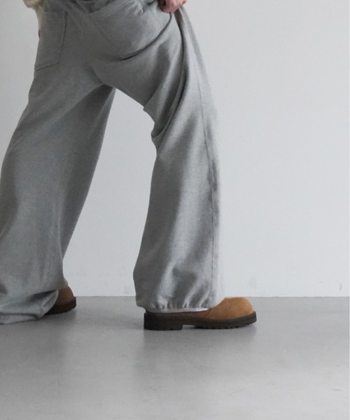 NEONSIGN（ネオンサイン）の「【EXCLUSIVE】NEONSIGN blind tuck sweat pants（スウェットパンツ・メンズ・トップグレー/ブラック・46/44）」の14枚目の写真