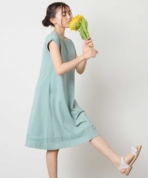 a.v.v（アーヴェヴェ）の「【毛玉になりにくい】[100-130]シアー切り替えワンピース（ワンピース）」