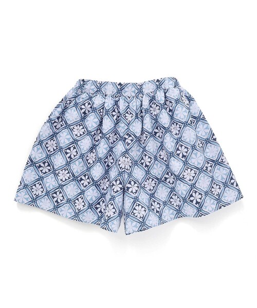BeBe(ベベ)の「【お揃い】復刻アーカイブタイル柄フレアキュロットパンツ(90~150cm)(その他パンツ・キッズ・ブルー系その他・120cm/110cm/130cm/150cm/140cm)」の9枚目の写真