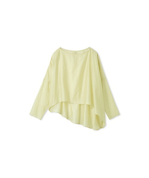 styling/（スタイリング）の「フレアヘムシアーブラウス（シャツ/ブラウス・レディース・ブラック/ホワイト/ライム・FREE）」の3枚目の写真