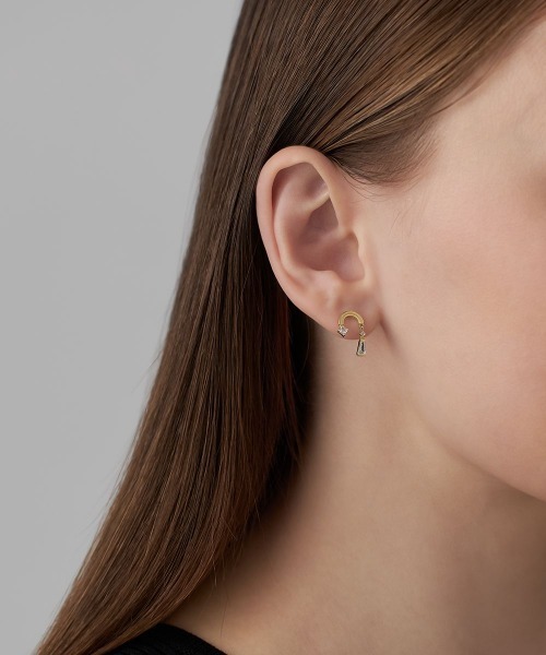 4℃(ヨンドシー)の「【The Tidal】 K10イエローゴールド ピアス/片耳用(ピアス(片耳用)・レディース・イエローゴールド・FREE)」の3枚目の写真