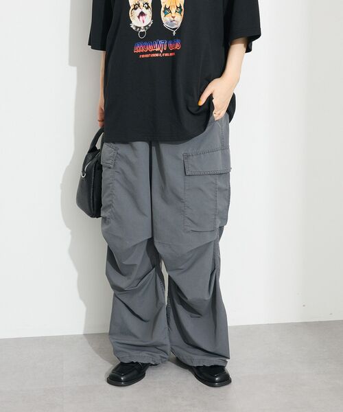 CRAFT STANDARD BOUTIQUE（クラフトスタンダードブティック）の「ヴィンテージリップストップカーゴパンツ（カーゴパンツ・メンズ・チャコールグレー/カーキ・S/L/M）」の12枚目の写真