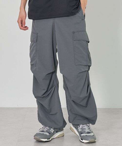 90sSTUSSYカーゴパンツリップストップワイド ミリタリー