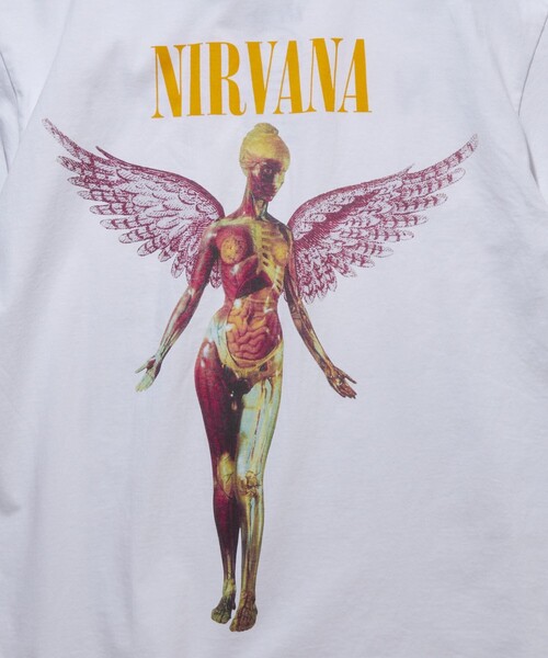 芯しっかり NIRVANA ニルバーナ　Tシャツ　INUTERO GIRDAN. 芯しっかり NIRVANA ニルバーナ Tシャツ INUTERO GIRDAN. - メルカリ
