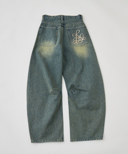 OLIVE des OLIVE（オリーブデオリーブ）の「【美脚効果◎】ヒップきゅっとデニムパンツ（デニムパンツ・レディース・サックスブルー/ブルー・LARGE/MEDIUM/SMALL）」の21枚目の写真