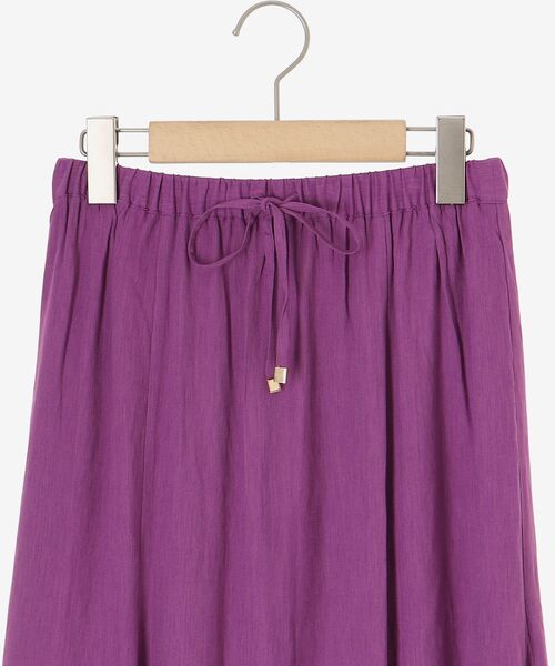 le.coeur blanc（ルクールブラン）の「《リラクシーな履き心地》リネンライクマーメイドスカート（スカート・レディース・ダークグレー/ブルー/パープル・38）」の10枚目の写真