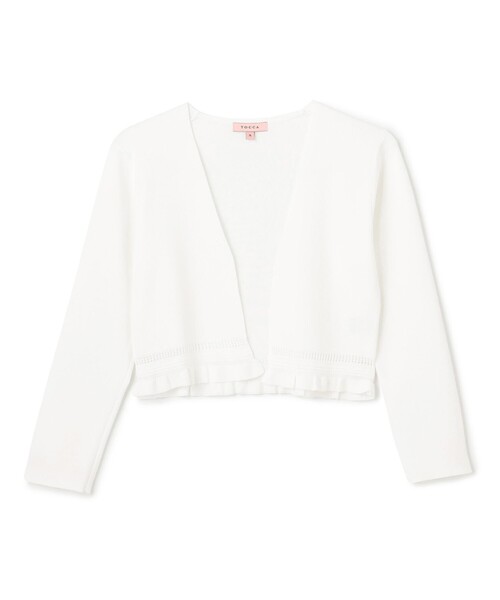 TOCCA(トッカ)の「FRILL BOLERO ボレロ(カーディガン/ボレロ・レディース・ブラック系/アイボリー系・MEDIUM/SMALL)」の14枚目の写真