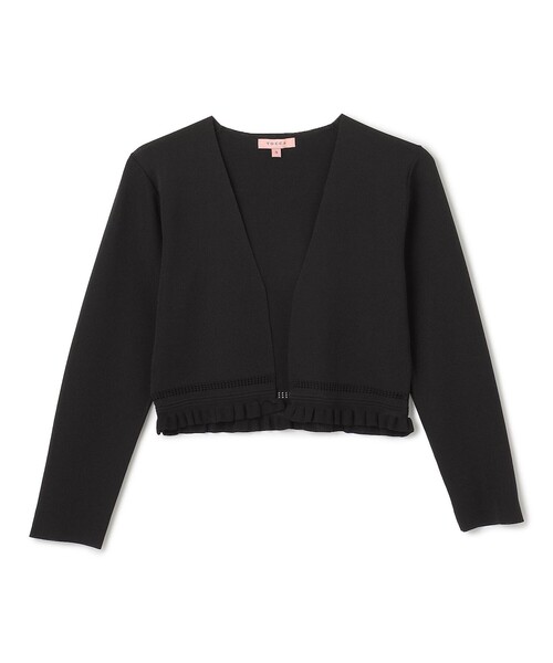 TOCCA(トッカ)の「FRILL BOLERO ボレロ(カーディガン/ボレロ・レディース・ブラック系/アイボリー系・MEDIUM/SMALL)」の15枚目の写真