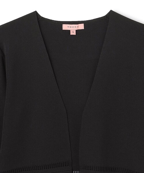 TOCCA(トッカ)の「FRILL BOLERO ボレロ(カーディガン/ボレロ・レディース・ブラック系/アイボリー系・MEDIUM/SMALL)」の17枚目の写真