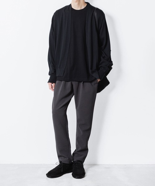 ATTACHMENT（アタッチメント）の「PE ストレッチダブルクロス レギュラーフィット イージートラウザーズ / PE STRETCH DOUBLE CLOTH REGULAR FIT EASY TROUSERS（スラックス・メンズ・ダークグレー/カーキ系/グレー/ブラック・3/2/1）」の16枚目の写真