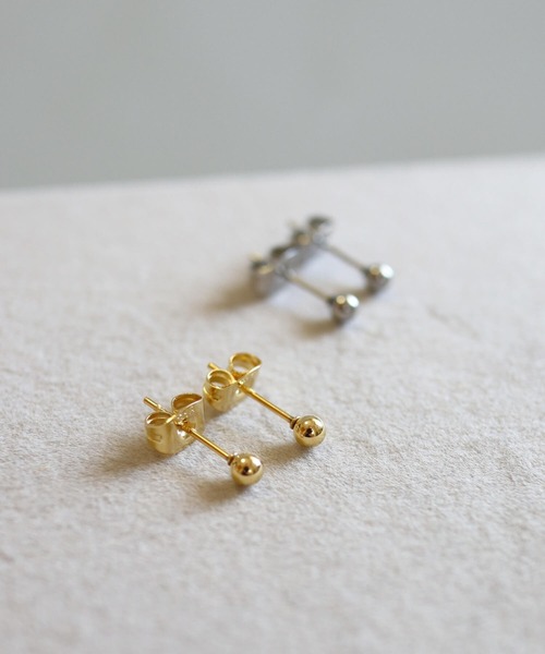 CERCA(チェルカ)の「KAM.accessory/サージカルステンレス316L/金属アレルギー対応/スタッドピアス/一粒パールピアス(ピアス(両耳用)・レディース・シルバー系2/ゴールド系2/シルバー系1/ゴールド系1・FREE)」の16枚目の写真