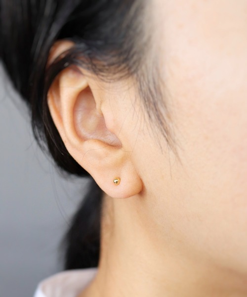CERCA(チェルカ)の「KAM.accessory/サージカルステンレス316L/金属アレルギー対応/スタッドピアス/一粒パールピアス(ピアス(両耳用)・レディース・シルバー系2/ゴールド系2/シルバー系1/ゴールド系1・FREE)」の17枚目の写真