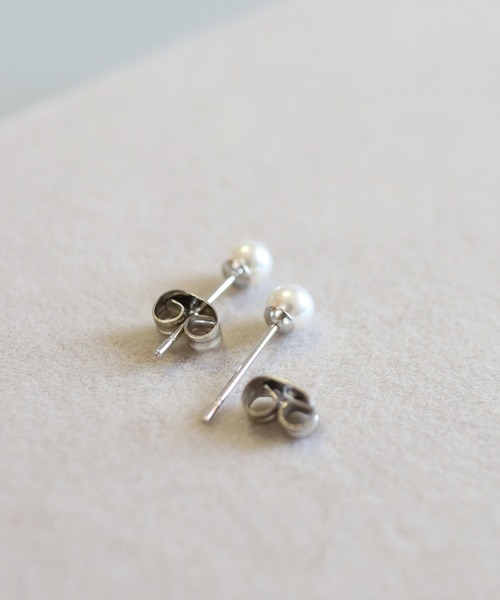 CERCA(チェルカ)の「KAM.accessory/サージカルステンレス316L/金属アレルギー対応/スタッドピアス/一粒パールピアス(ピアス(両耳用)・レディース・シルバー系2/ゴールド系2/シルバー系1/ゴールド系1・FREE)」の21枚目の写真