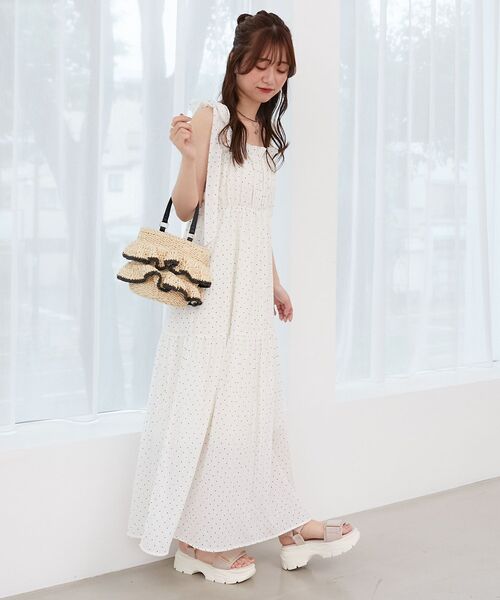 MAJESTIC LEGON（マジェスティックレゴン）の「ワイドベルトスポサン（サンダル・レディース・アイボリー/ピンクベージュ/ブラック・SMALL/X-LARGE/LARGE/MEDIUM）」の8枚目の写真