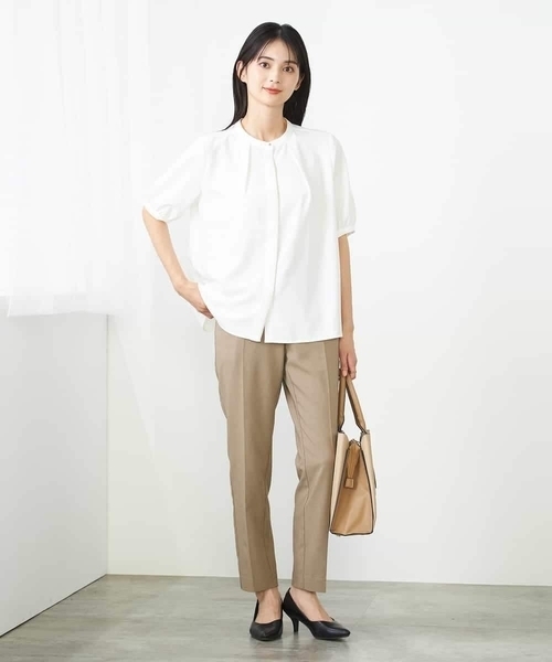 a.v.v(アーヴェヴェ)の「配色パイピングブラウス(シャツ/ブラウス・レディース・ホワイト/ベージュ・34/38/36/42/40)」の11枚目の写真