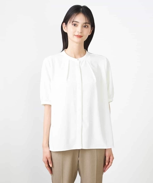 a.v.v(アーヴェヴェ)の「配色パイピングブラウス(シャツ/ブラウス・レディース・ホワイト/ベージュ・34/38/36/42/40)」の21枚目の写真