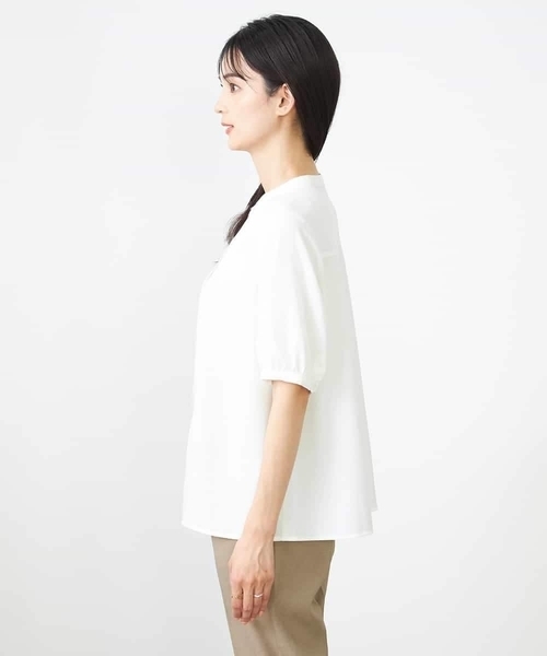 a.v.v(アーヴェヴェ)の「配色パイピングブラウス(シャツ/ブラウス・レディース・ホワイト/ベージュ・34/38/36/42/40)」の22枚目の写真