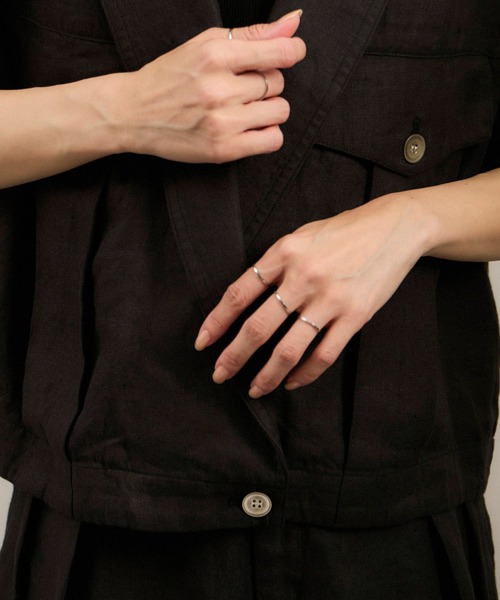 リネンツイルブルゾン（ブルゾン）｜SALON adam et rope'（サロン