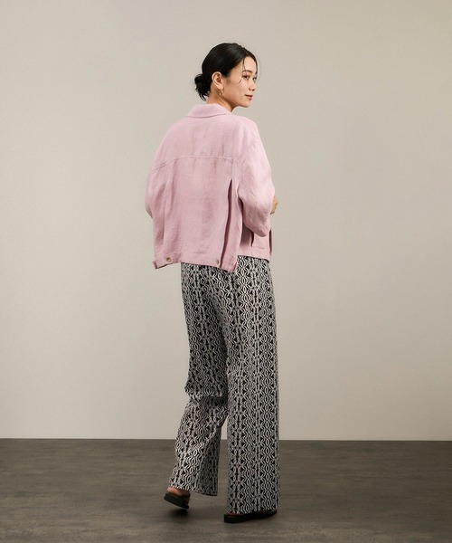 リネンツイルブルゾン（ブルゾン）｜SALON adam et rope'（サロン