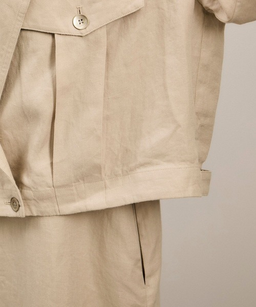 リネンツイルブルゾン（ブルゾン）｜SALON adam et rope'（サロン