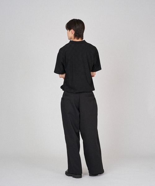 ONCILY(オンシェリー)の「BLOCK CHECK POLO SHIRT / ブロックチェックポロシャツ(ポロシャツ・メンズ・ブラック/チャコールグレー/ブルー・MEDIUM/LARGE/SMALL)」の20枚目の写真
