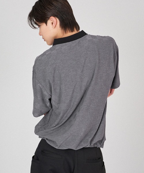 ONCILY(オンシェリー)の「BLOCK CHECK POLO SHIRT / ブロックチェックポロシャツ(ポロシャツ・メンズ・ブラック/チャコールグレー/ブルー・MEDIUM/LARGE/SMALL)」の8枚目の写真