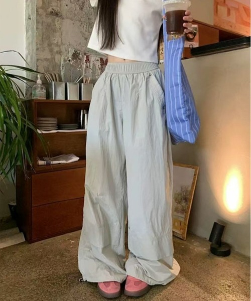 gossip!ロサンゼルス(ゴシップロサンゼルス)の「Y2Kガーリー*速乾カジュアルカーゴパンツ(カーゴパンツ・レディース・ライトグレー・FREE)」の18枚目の写真