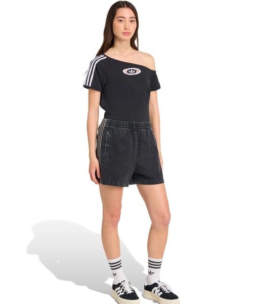 adidas OFFSHOULDER TEE / アディダス オフショルダー ティー（T
