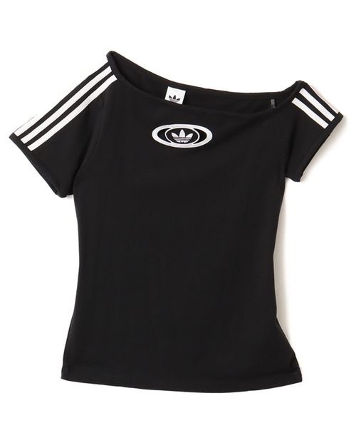 ★adidas/オフショルダーTシャツ★ adidas OFFSHOULDER TEE / アディダス オフショルダー ティー（T