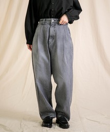 Brocante（ブロカント）の「[Brocante / ブロカント] 12ozリングBKデニム アンプリッセパンツ（デニムパンツ）」