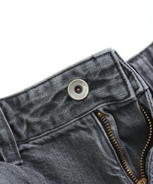 Brocante（ブロカント）の「[Brocante / ブロカント] 12ozリングBKデニム アンプリッセパンツ（デニムパンツ・レディース・ブラック・1/2）」の15枚目の写真