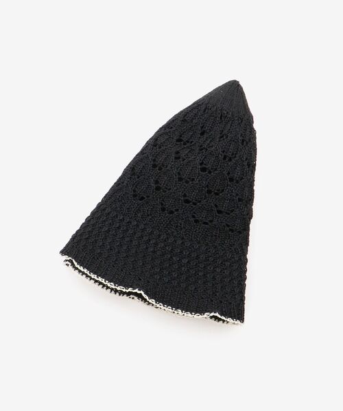 MAJESTIC LEGON（マジェスティックレゴン）の「バイカラーサーモハット（ハット・レディース・アイボリー/ブラック・FREE）」の11枚目の写真