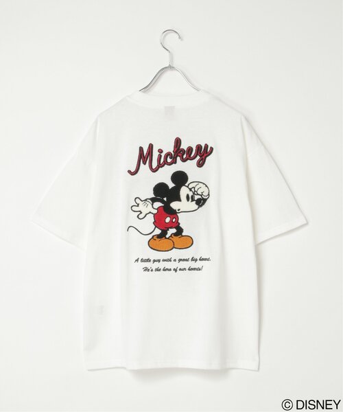 定価40700円　ダボロ　ミッキー サガラ刺繍　パーカー　新品未使用3959 セール】ミッキーサガラ刺繍Tシャツ（Tシャツ/カットソー