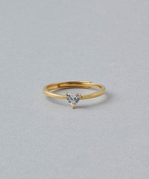 ALLURELLE（アリュレル）の「【ALLURELLE】silver925 選べるバリエーション キュービックジルコニアリング KNF-TP（リング）」