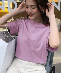 Girly Doll（ガーリードール）の「ベーシック無地Tシャツ（Tシャツ/カットソー）」