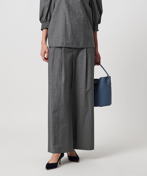【新品・未使用品】ユナイテッドアローズ ワイドパンツ UNITED ARROWS - 【未使用】united arrows☆キレイ色ワイド