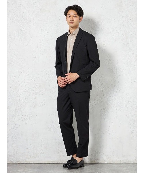 WEB限定】上下セットアップ ブレサブルクール 通気清涼 無地（スーツ
