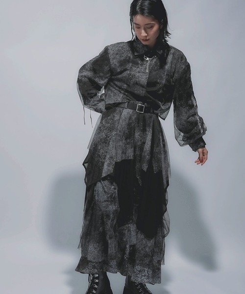 セール】【YUMA TAKAHASHI×HARE】MIXフレアスカート（スカート）｜HARE