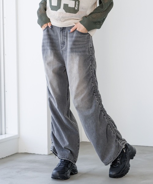 repipi armario（レピピ アルマリオ）の「シャーリングルーズカーゴパンツ（カーゴパンツ・キッズ・ブルー系その他/ブラック系その他/ブラック・SMALL/MEDIUM/LARGE）」の10枚目の写真