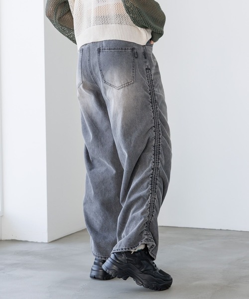 repipi armario（レピピ アルマリオ）の「シャーリングルーズカーゴパンツ（カーゴパンツ・キッズ・ブルー系その他/ブラック系その他/ブラック・SMALL/MEDIUM/LARGE）」の12枚目の写真