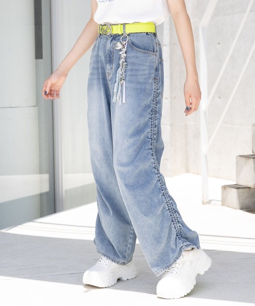 repipi armario（レピピ アルマリオ）の「シャーリングルーズカーゴパンツ（カーゴパンツ・キッズ・ブルー系その他/ブラック系その他/ブラック・SMALL/MEDIUM/LARGE）」の17枚目の写真