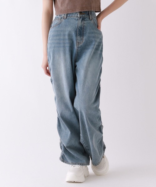 repipi armario（レピピ アルマリオ）の「シャーリングルーズカーゴパンツ（カーゴパンツ・キッズ・ブルー系その他/ブラック系その他/ブラック・SMALL/MEDIUM/LARGE）」の21枚目の写真