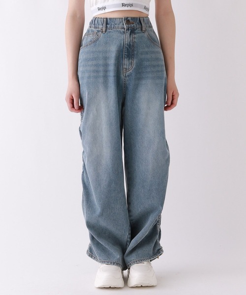 repipi armario（レピピ アルマリオ）の「シャーリングルーズカーゴパンツ（カーゴパンツ・キッズ・ブルー系その他/ブラック系その他/ブラック・SMALL/MEDIUM/LARGE）」の22枚目の写真