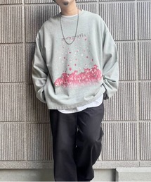 meagratia（メアグラーティア）の「fire pattern graphic sweat（スウェット）」
