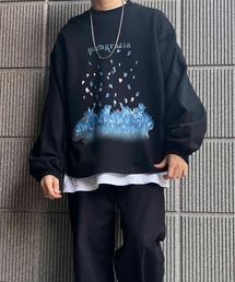 meagratia（メアグラーティア）の「fire pattern graphic sweat（スウェット）」