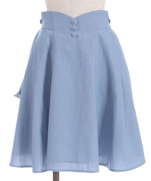 axes femme POETIQUE（アクシーズファムポエティック）の「バックフリルミドルスカート（スカート・レディース・ピンク/ミント/ブルー・MEDIUM）」の11枚目の写真