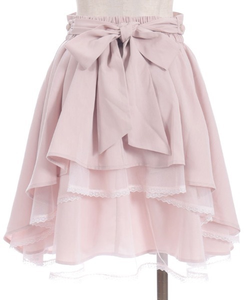 axes femme POETIQUE（アクシーズファムポエティック）の「バックフリルミドルスカート（スカート・レディース・ピンク/ミント/ブルー・MEDIUM）」の21枚目の写真