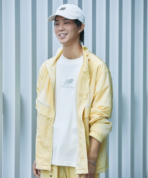 NEW BALANCE(ニューバランス)の「NB Grey ロゴ Tシャツ(Tシャツ/カットソー・メンズ・アイボリー/ダークグレー・XX-LARGE/X-LARGE/LARGE/MEDIUM/SMALL)」の18枚目の写真